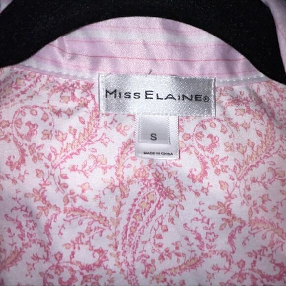 New, Miss Elaine Stripe Print Pajama Lounge Wear 2 Pc. Set - Picture 6 of 11